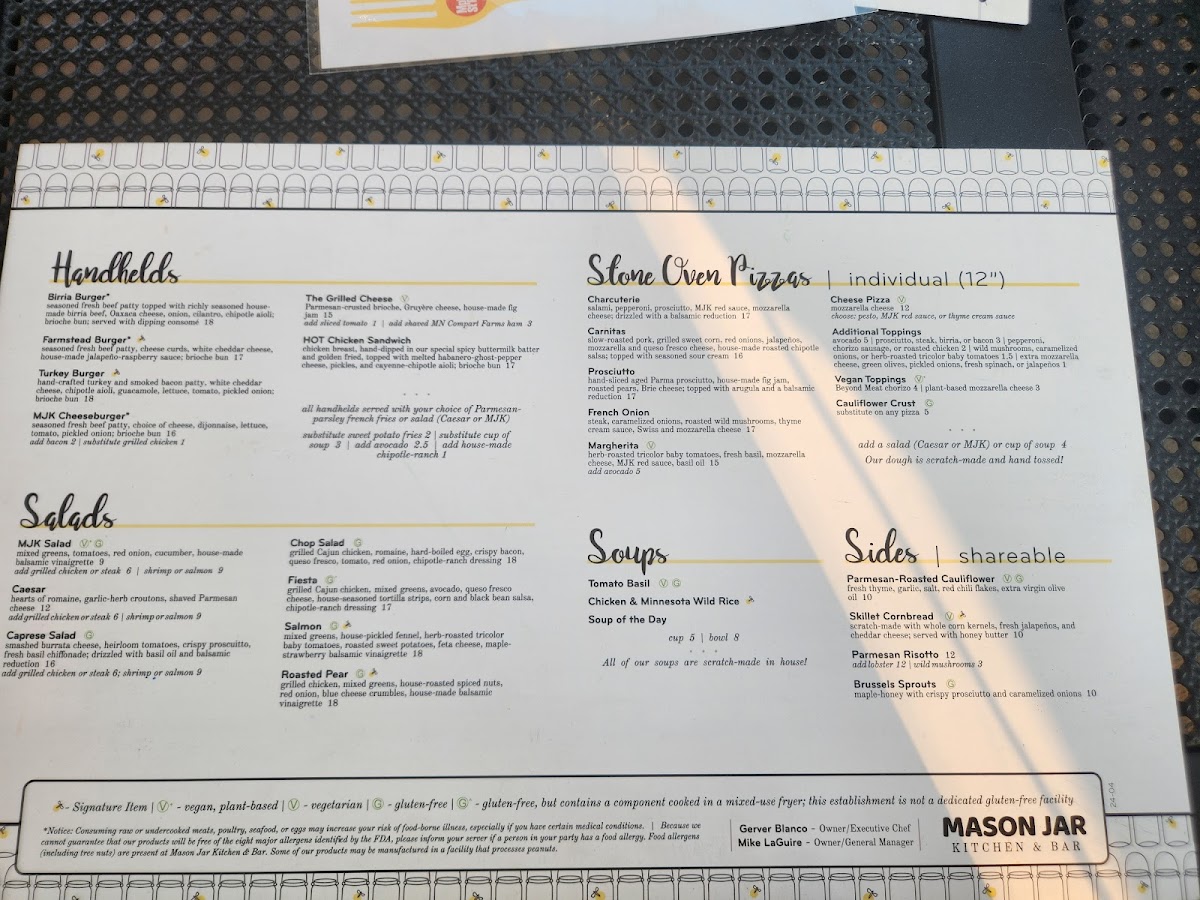 Mason Jar Kitchen & Bar Menu - Image 6